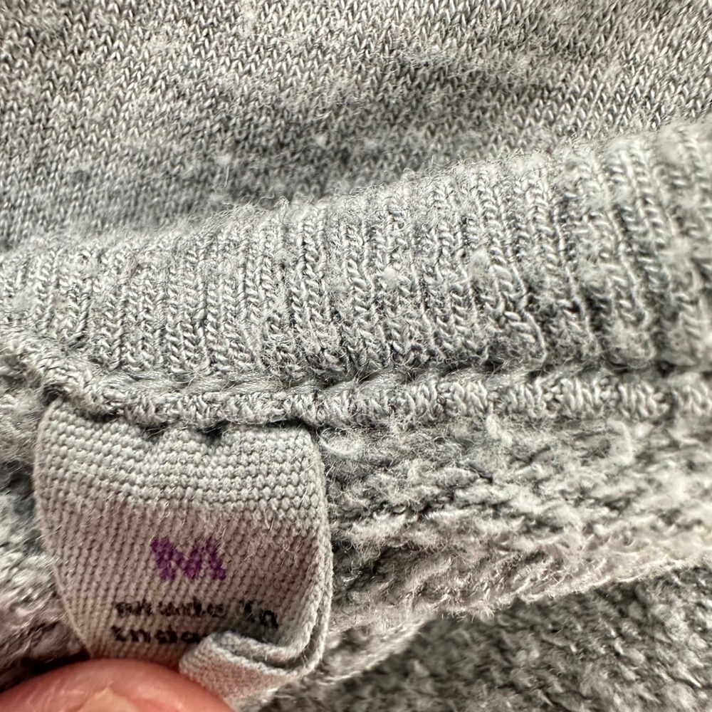 Athleta M Medium Gray Pullover Modal Stretch Ls C… - image 8